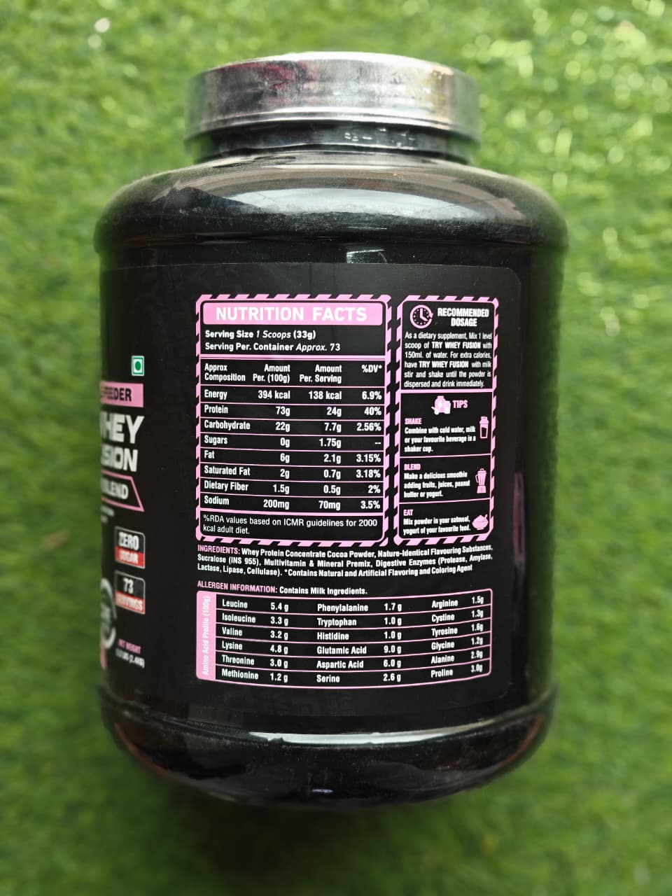 GRP LABZ TRY WHEY FUSION PROTEIN 2.40kg