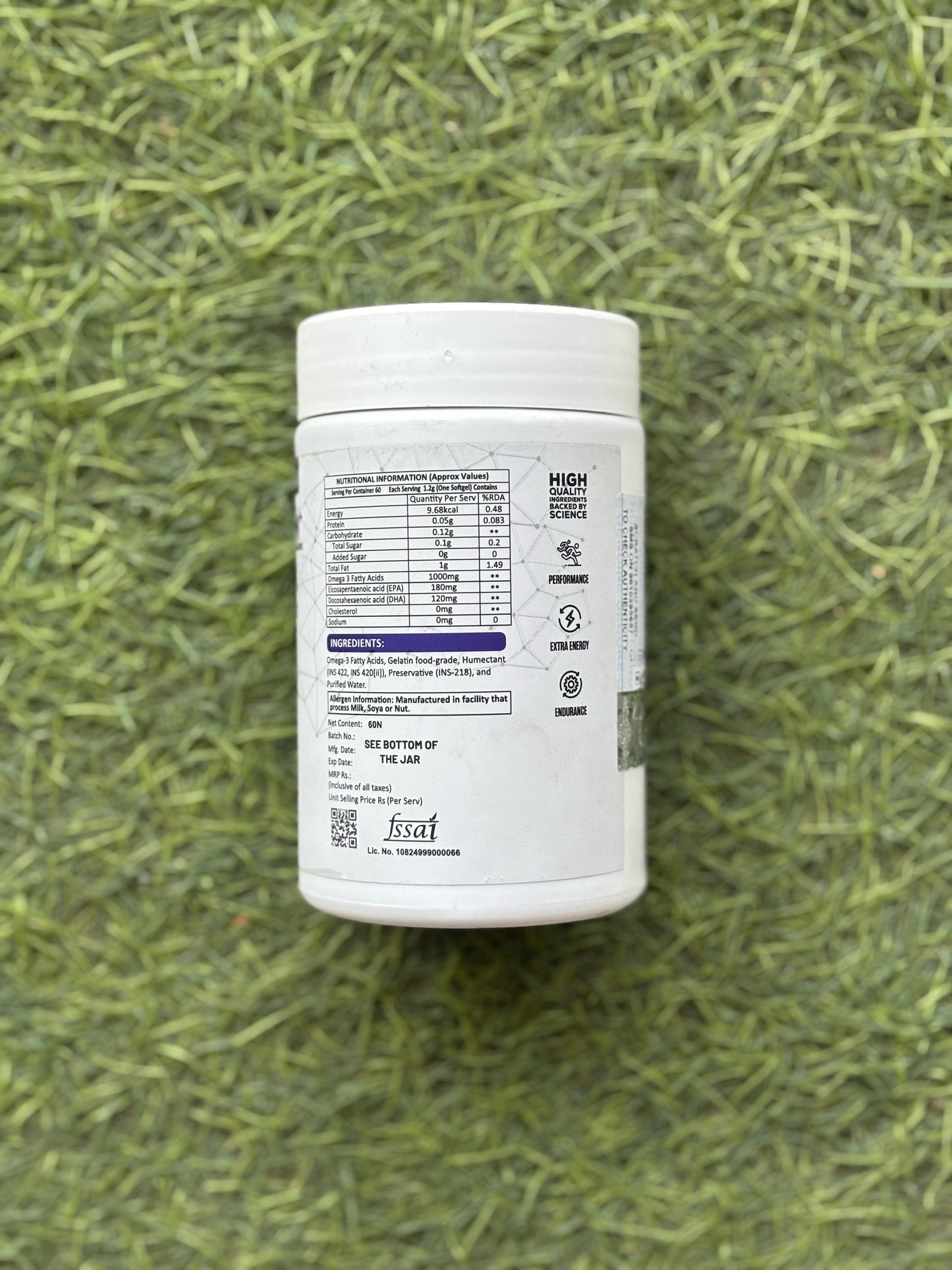 Muscle Science Omega-3 (60 capsules)
