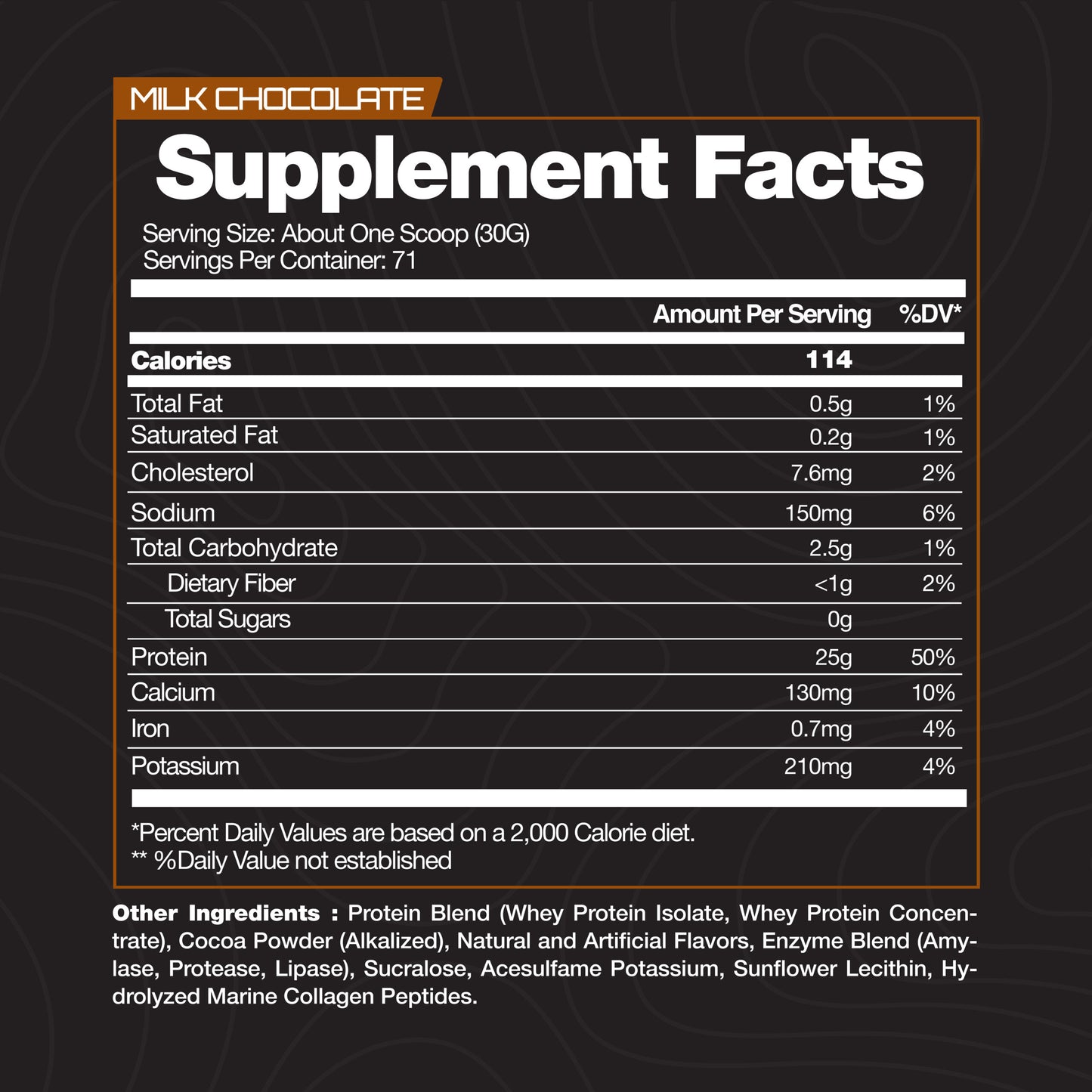 One Whey Protein (Milk Chocolate) Black Series