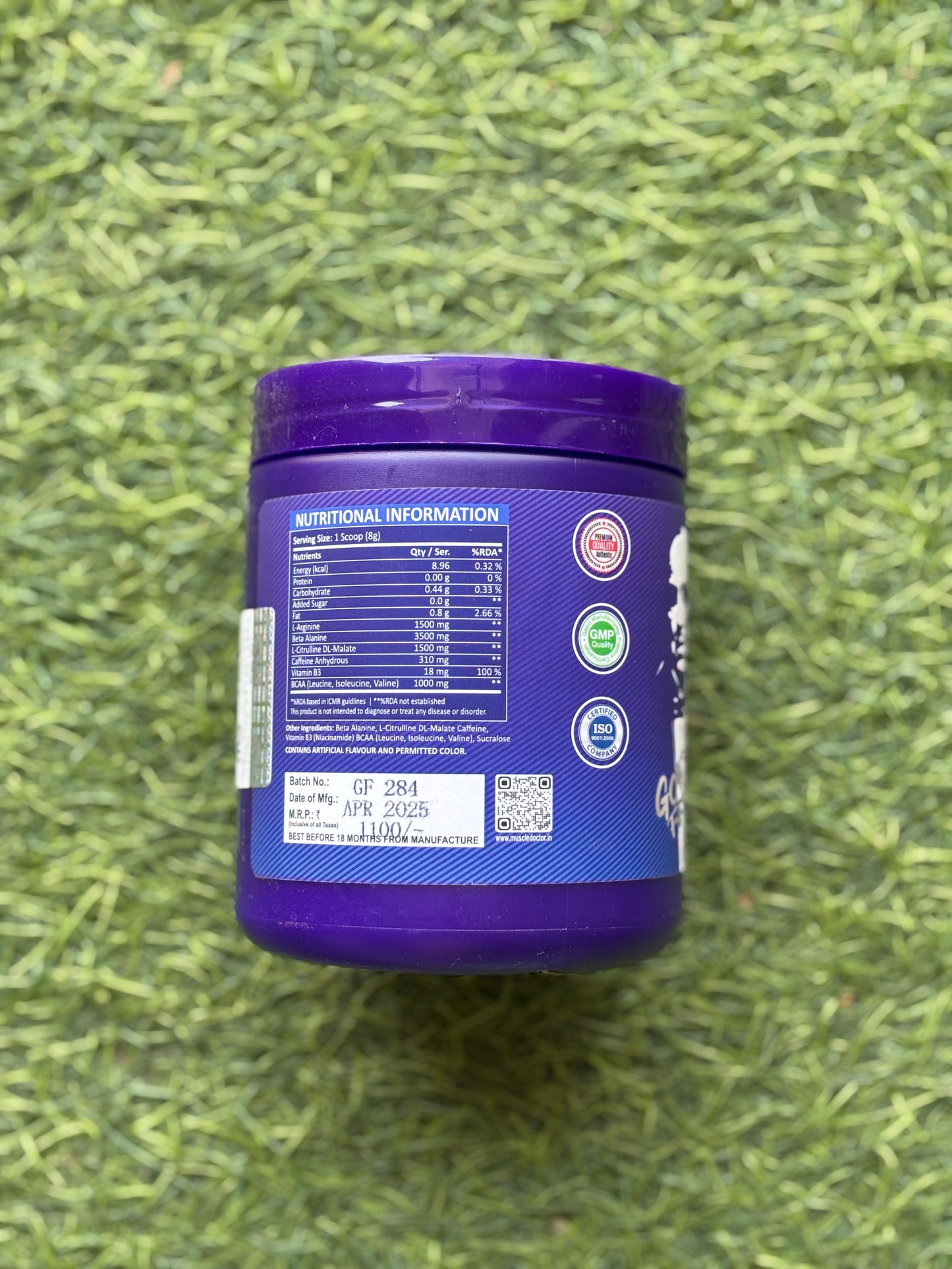 Muscle Doctor God Father Pre-1 Pre-Workout 40 servings