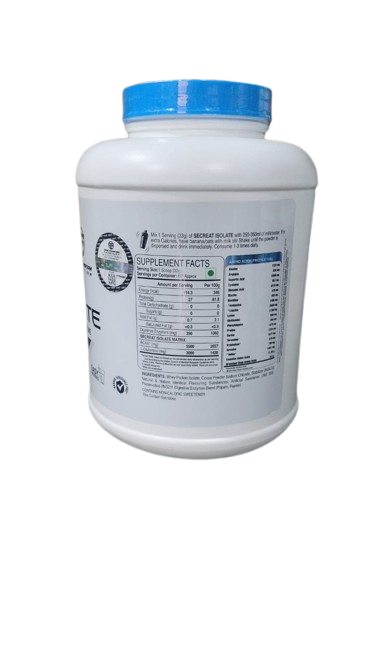 Traintransformnutrition secreat isolate protein 2kg