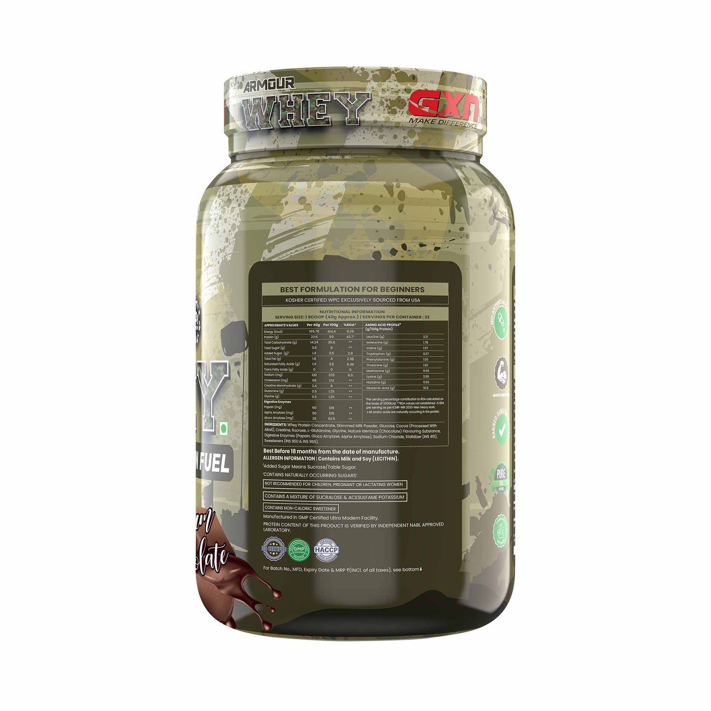 Greenex Nutrition (GXN) Armour Whey