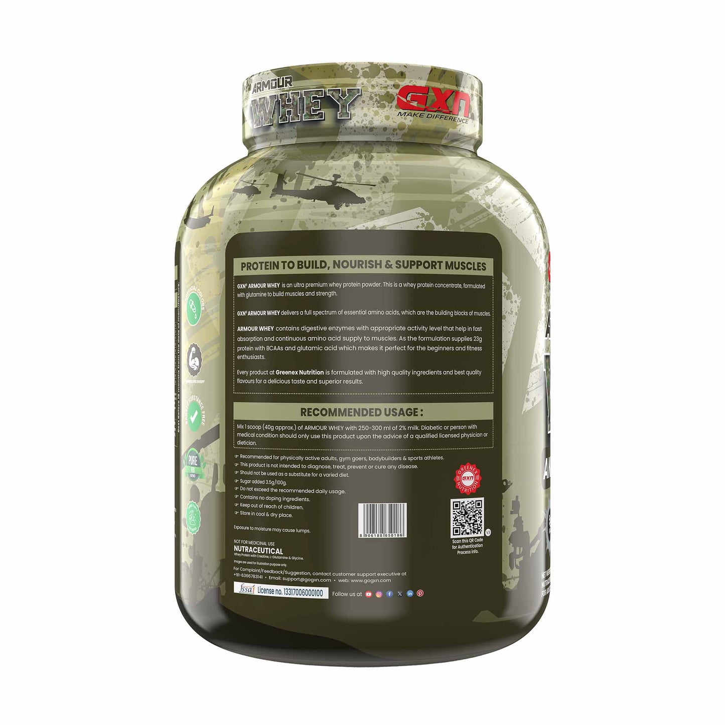 Greenex Nutrition (GXN) Armour Whey