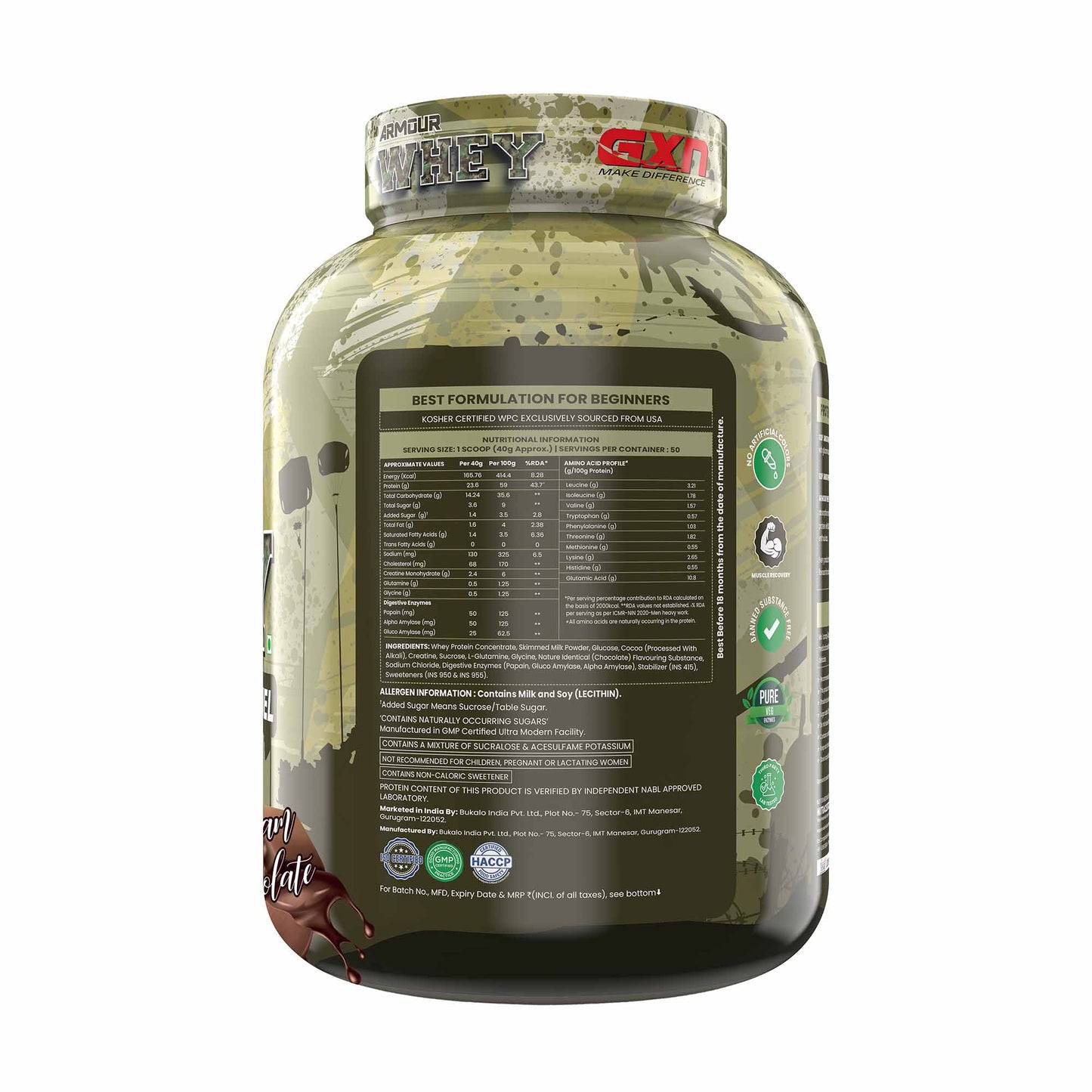 Greenex Nutrition (GXN) Armour Whey