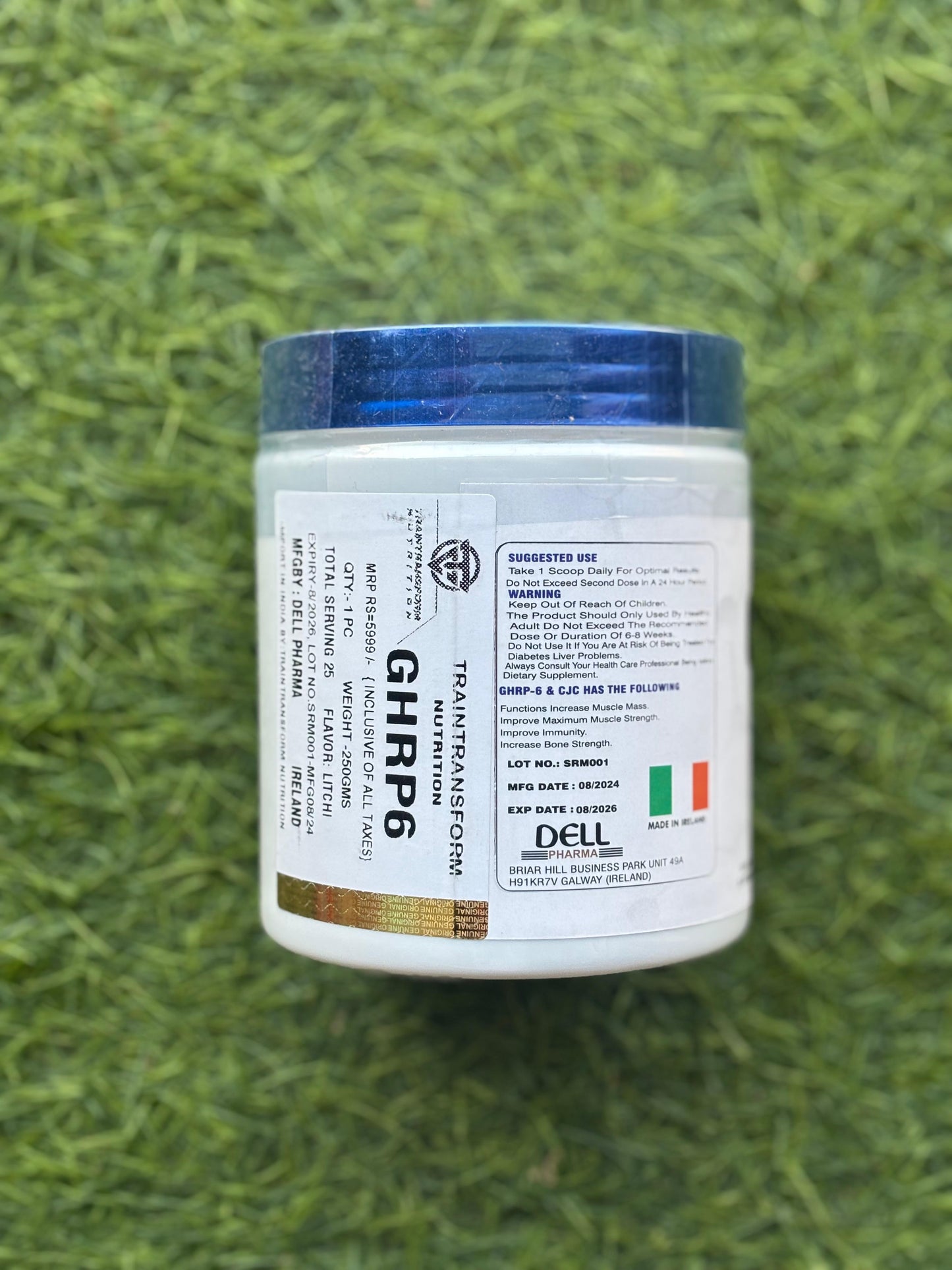 Train Transform Nutrition Ghrp-6 Sigmadrol 250g