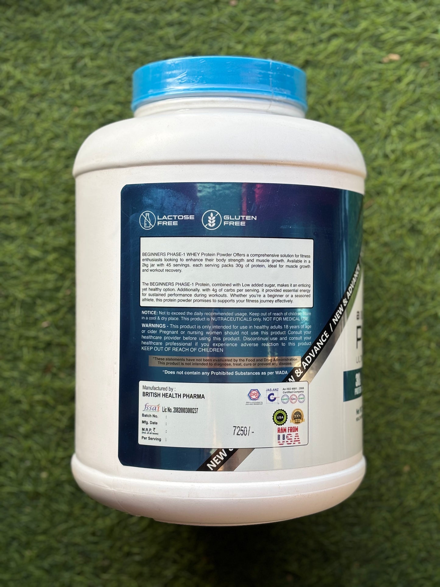 Train Transform Nutrition Phase-1 Whey Protein (2 Kg)