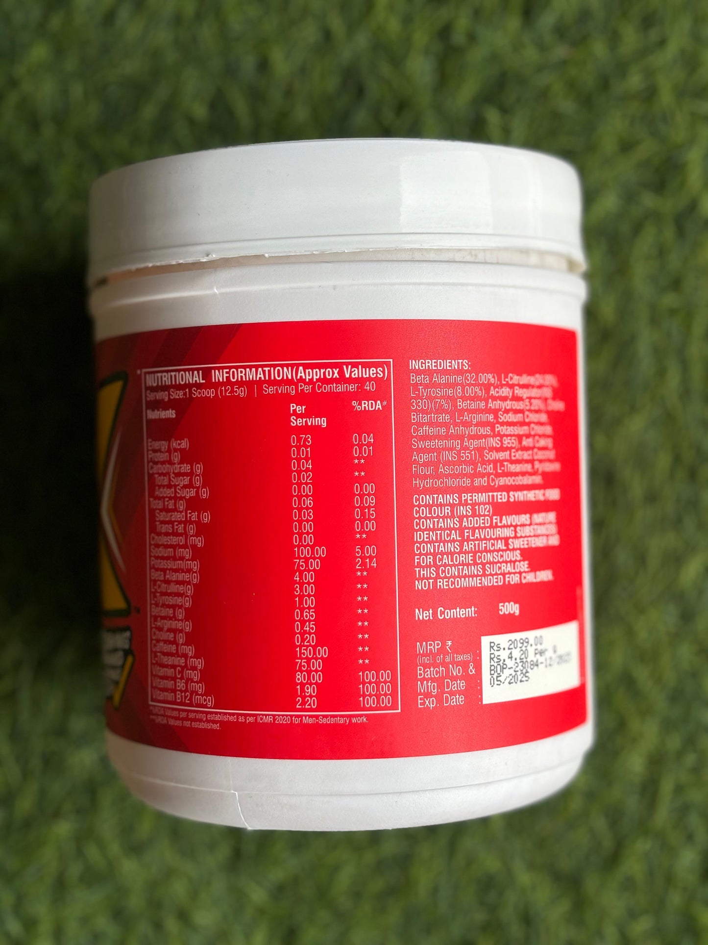 Healthfarm ThPreX Pre-Workout Supplement