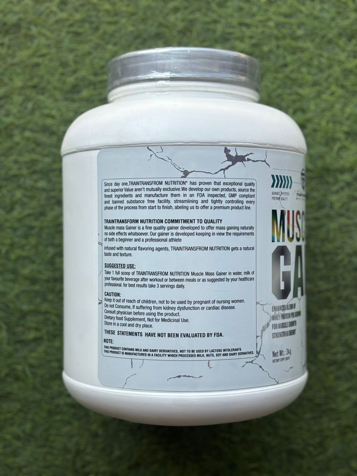 Train Transform Nutrition Muscle Gainer XL