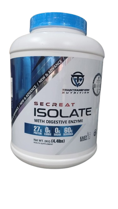 Traintransformnutrition secreat isolate protein 2kg