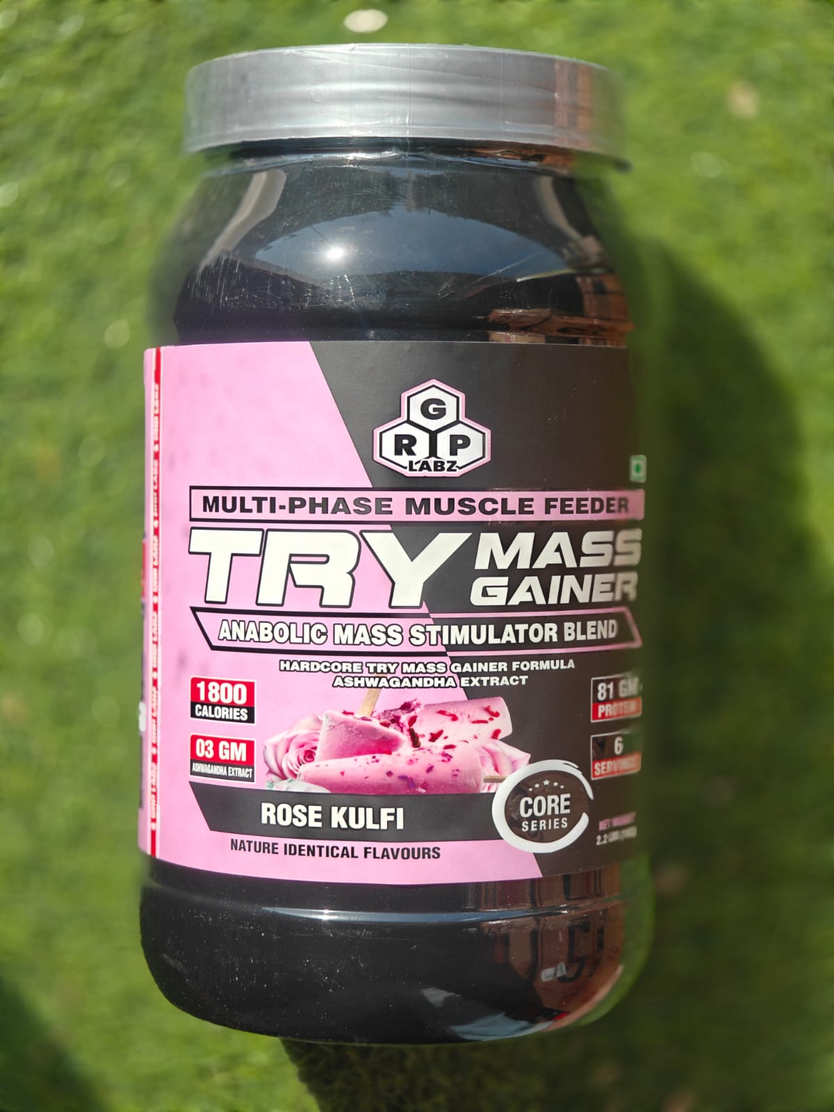 Grp labz try high protien muscle mass gainer 1 kg