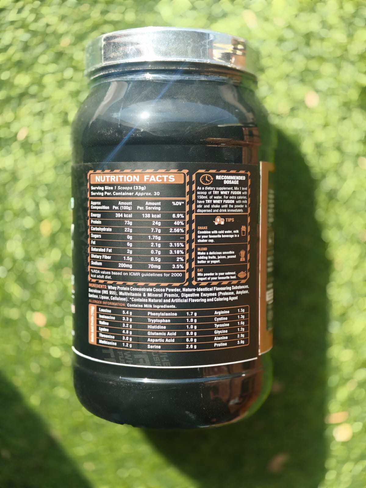 Grp labz multi phase muscle Feeder try whey fusion protein 1kg