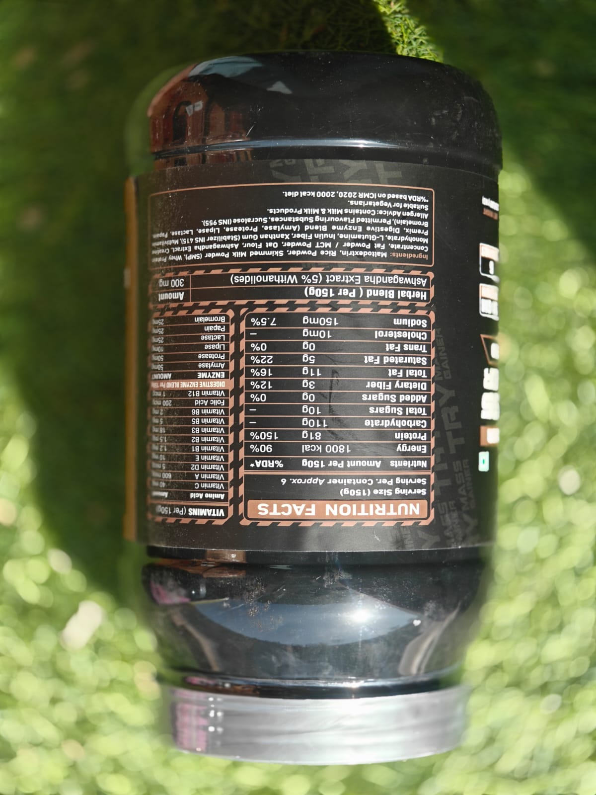 Grp labz try high protien muscle mass gainer 1 kg